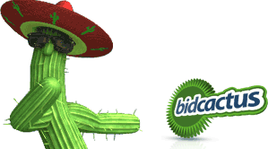 bidcactus.com penny auction logo