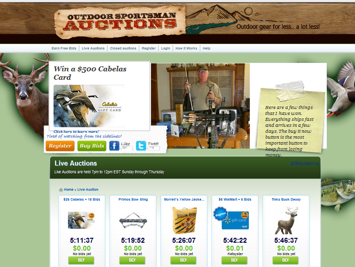 Outdoor Sportsman Auctions